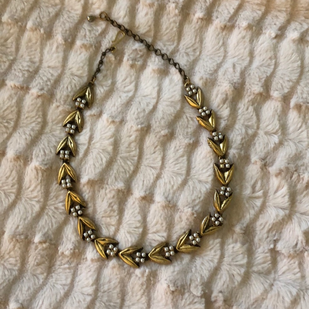 Reproduction Roman wheat design necklace